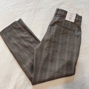H&M Men's Classic Gray Checkered Pants